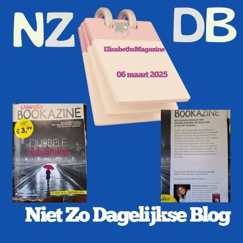 NZ DB logo with bookazine covers and a calendar dated March 6, 2025. Text:
