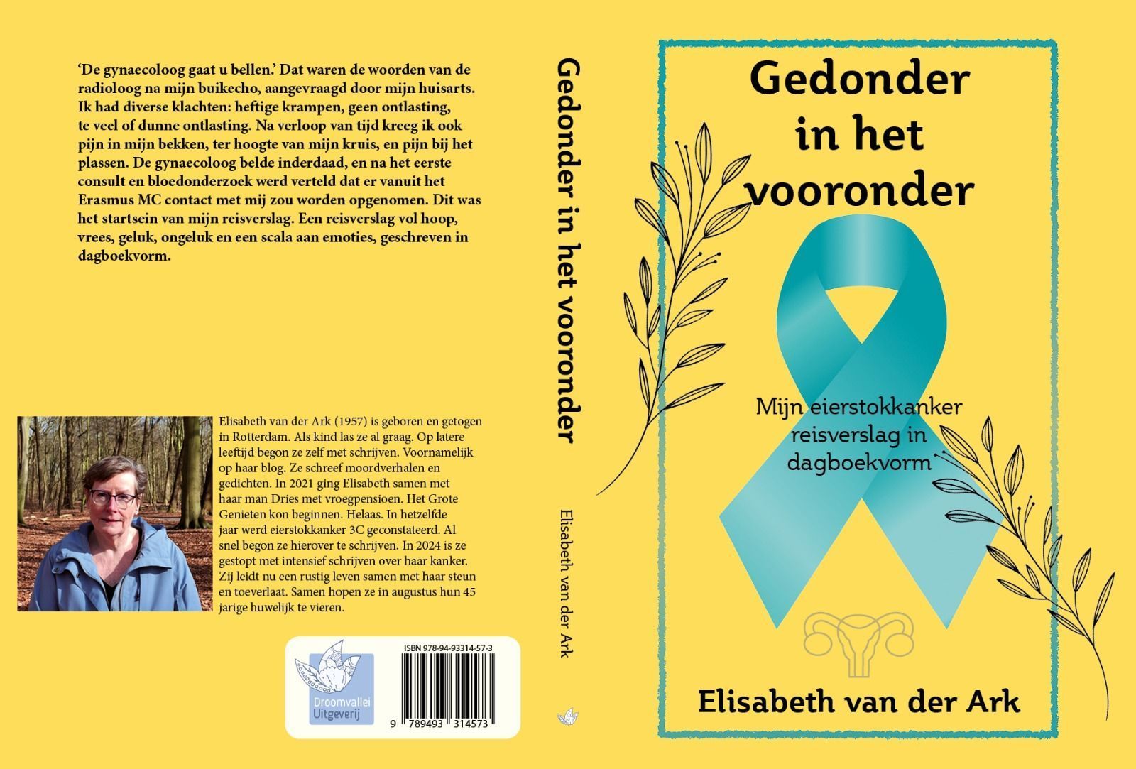Book cover with title
