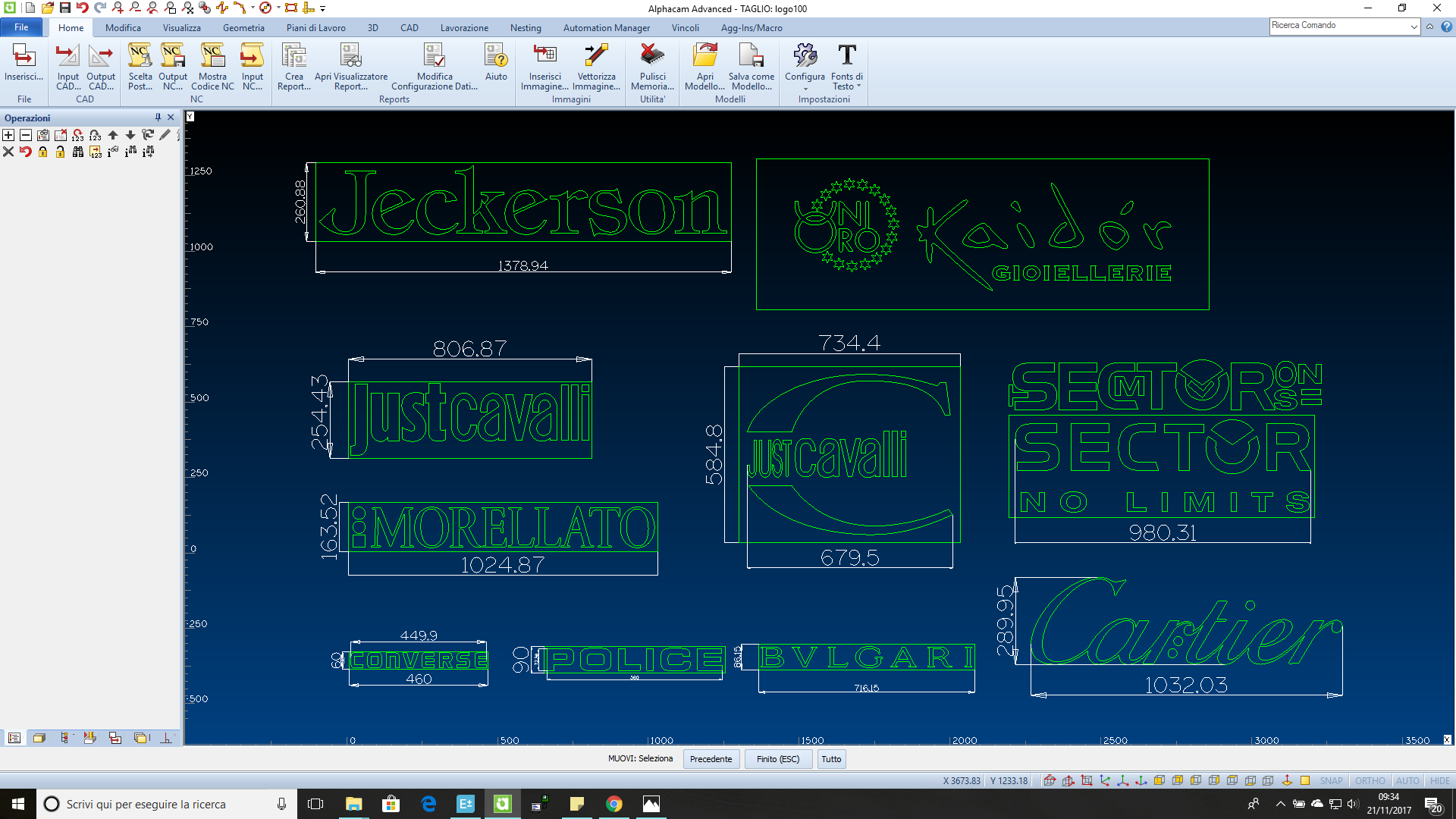 disegno cad cam pezzo plastica