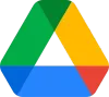 A colorful google drive logo on a white background