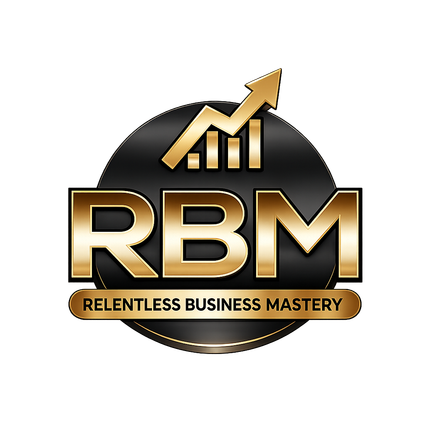 Relentless Business Mastery Logo Clear Background