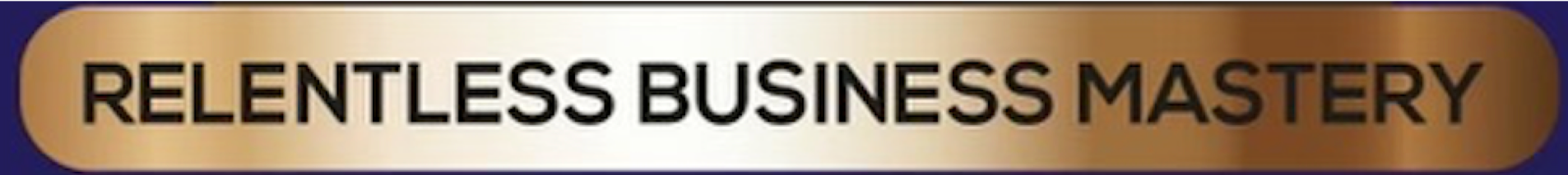 Gold badge with the text