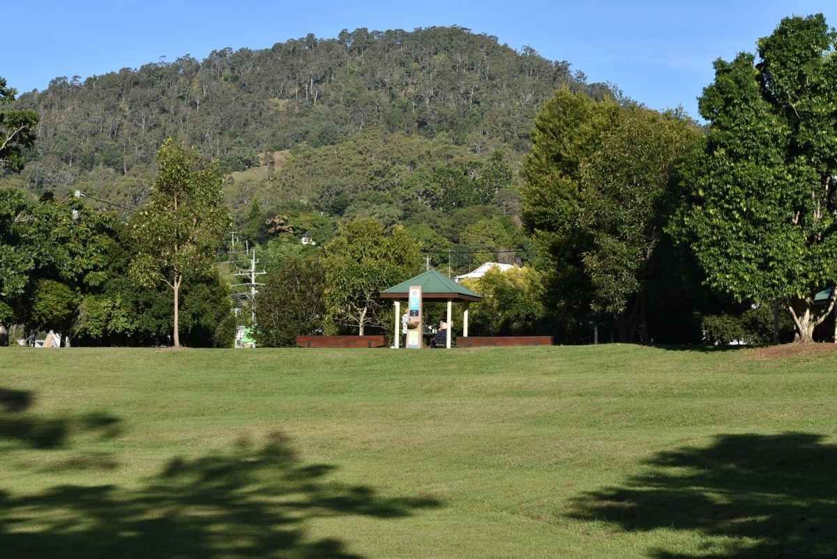 A Large Grassy Field With a Gazebo — Elite Water In Koonorigan, NSW