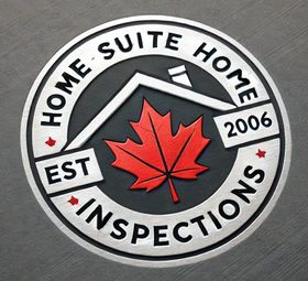 Main Logo Logo for "Home Suite Home Inspections .ca" featuring a house, a road, and text "Serving the Golden Horseshoe."
