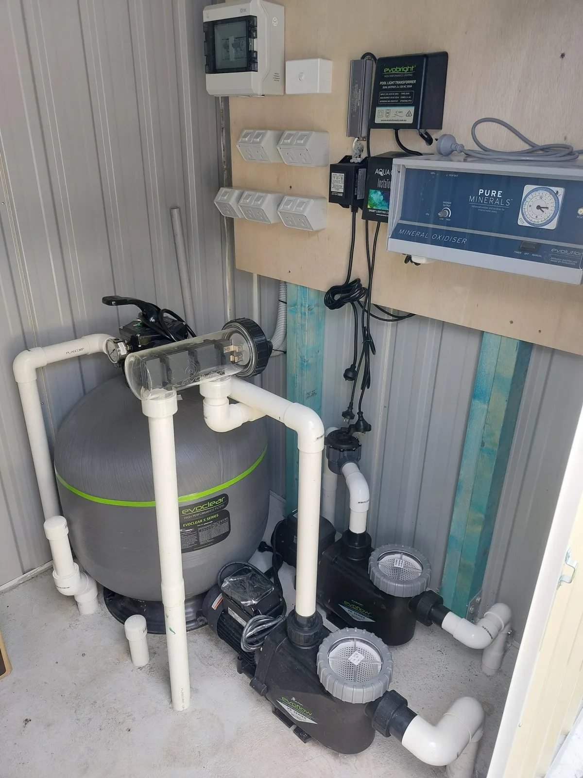 Pool Filtration System With Pumps, Filter, and Electrical Components — Ballina Leak Detection & Swimming Pool Repairs in Ballina, NSW