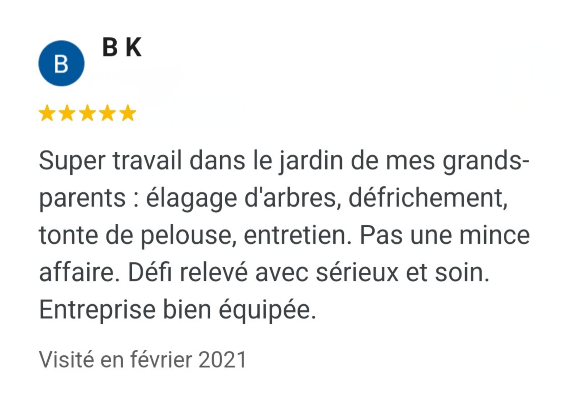 AVIS CLIENTS