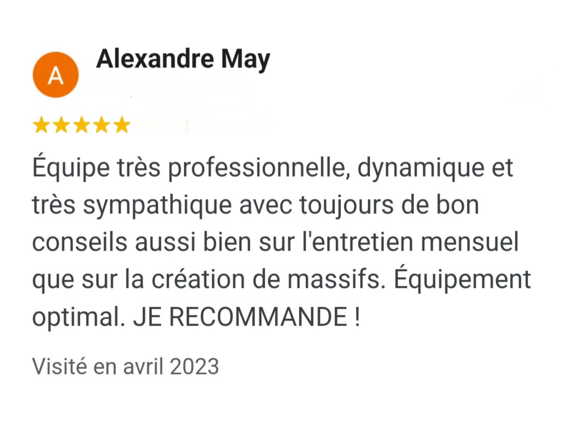 AVIS CLIENTS