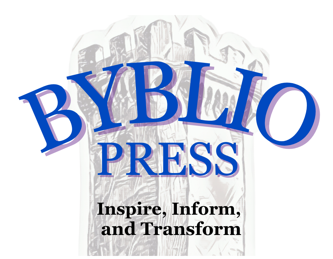The logo for byblo press inspire inform and transform