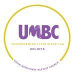 Logo for Union Missionary Baptist Church: purple letters 