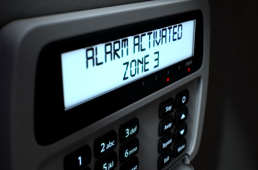 Alarm Activated Zone 3 is Displayed on a Keypad — Adept Security In Dapto, NSW