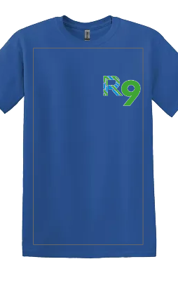 T-shirt navy voorkant