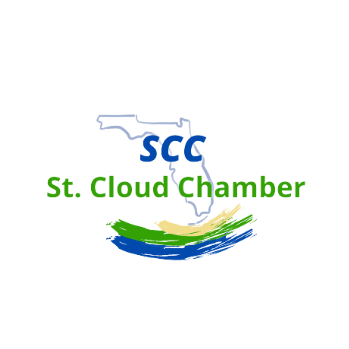 A logo for the st. cloud chamber in florida