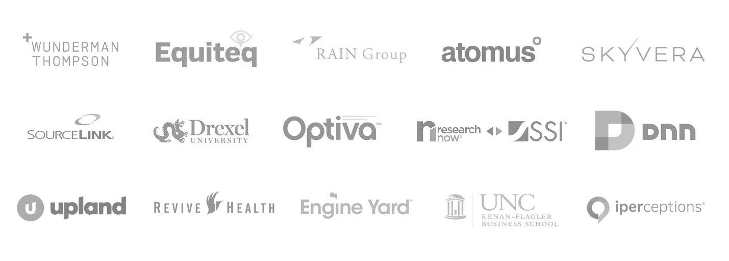 Logos of multiple organizations arranged in rows on a white background.
