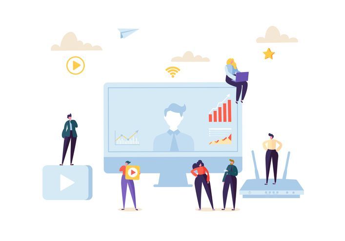 A team of virtual event producers running a flawless  livestream