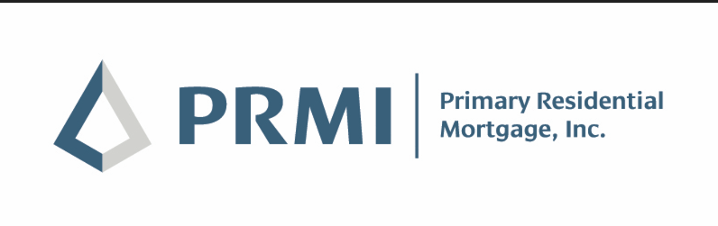 Logo of PRMI: blue and gray abstract shape with dark blue text 