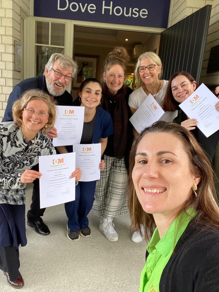 Oncology Massage Training Graduates l Dove House