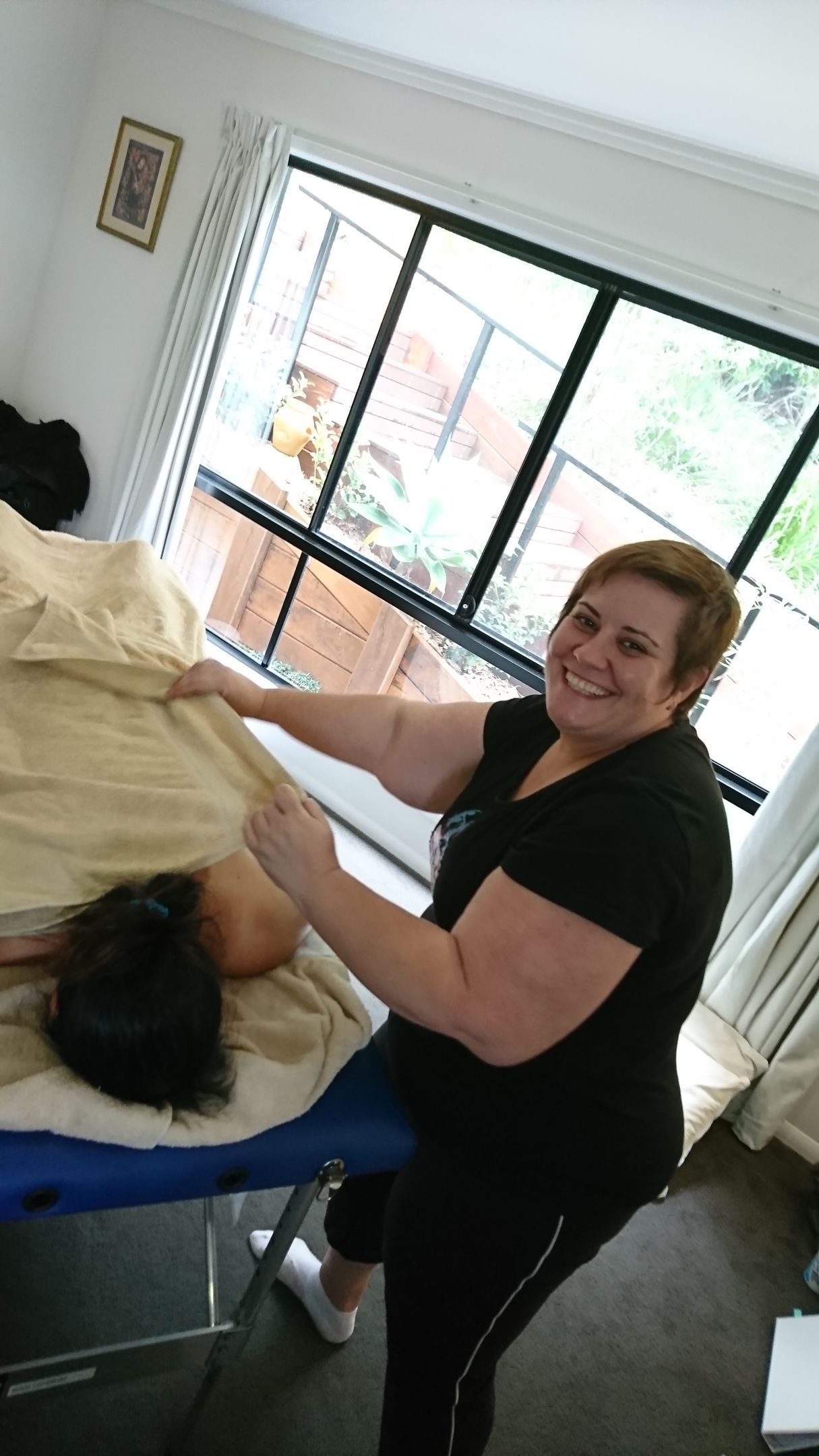 Oncology Massage Therapists in training