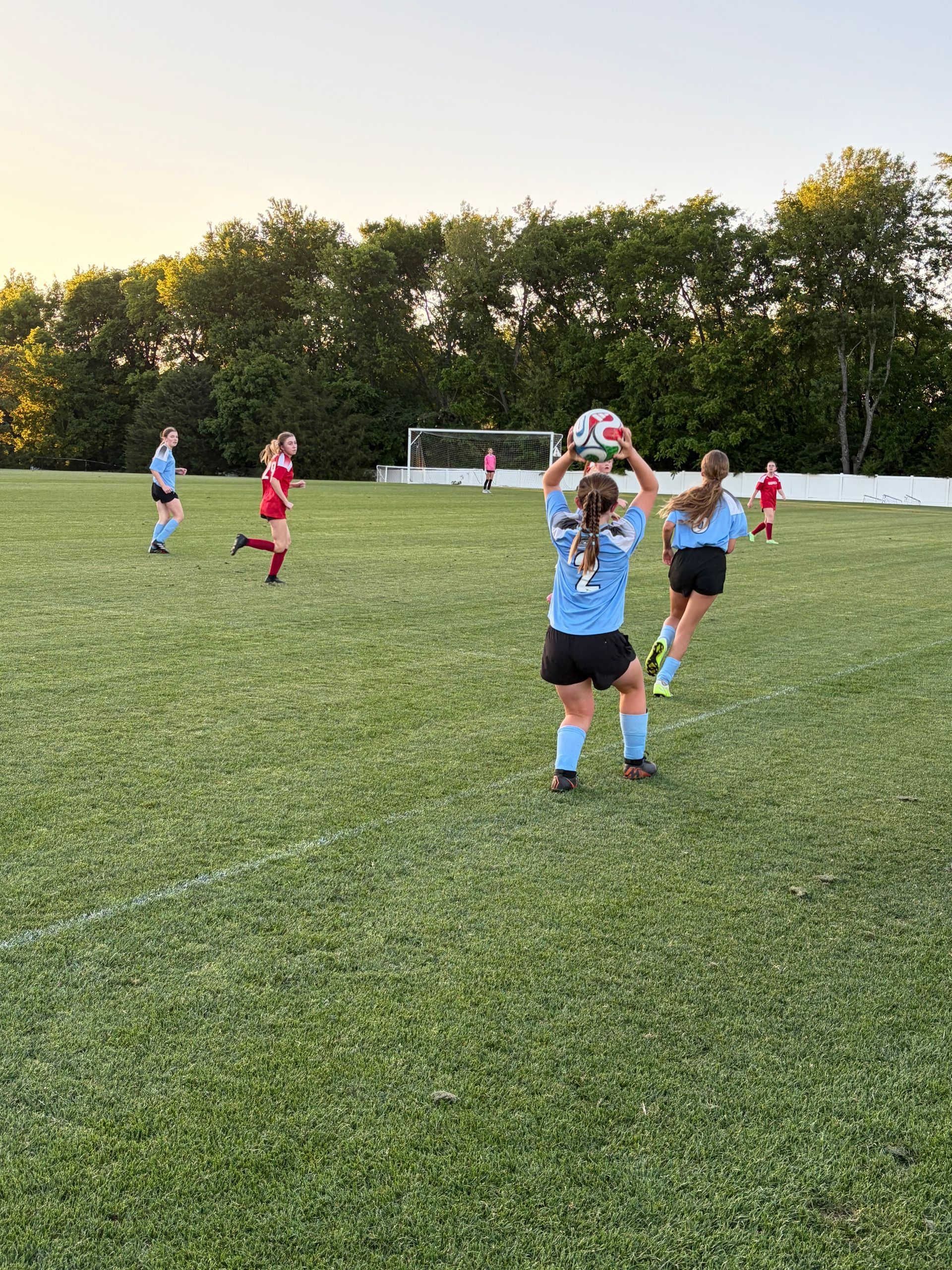 Williamson County Soccer Association players during a soccer game