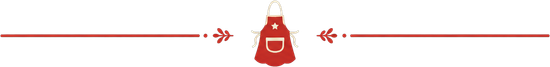 Red hanging lantern icon centered on a thin horizontal red line with small arrows on a white background