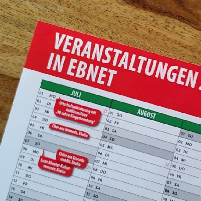 Ebnet Kalender 2026