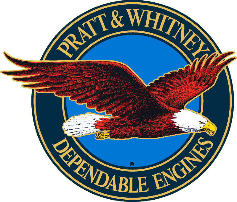 A logo for pratt & whitney dependable engines