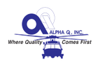 A logo for alpha q. inc. where quality comes first