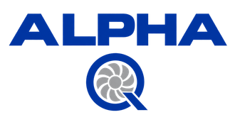 A logo for alpha q. inc. where quality comes first