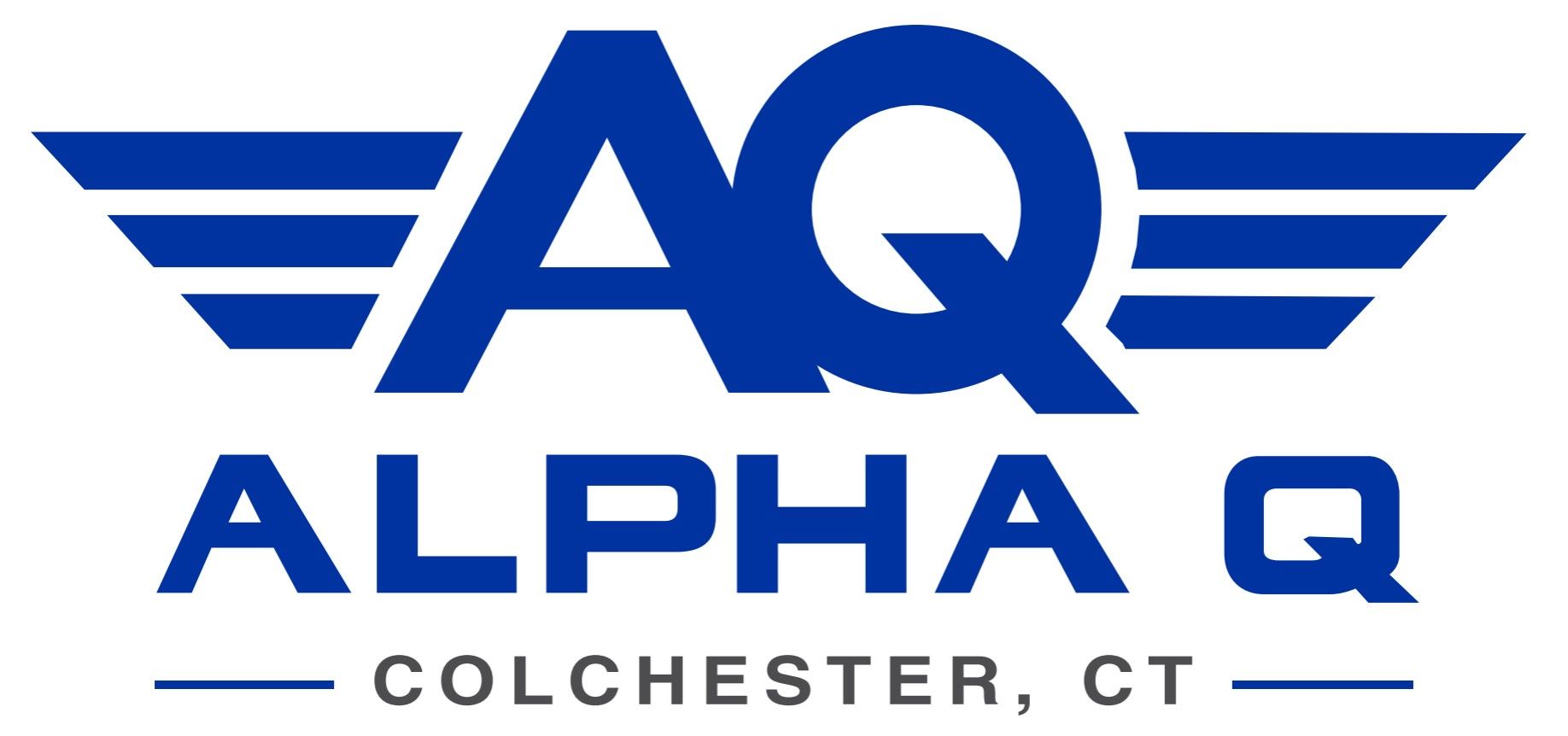 A logo for alpha q. inc. where quality comes first