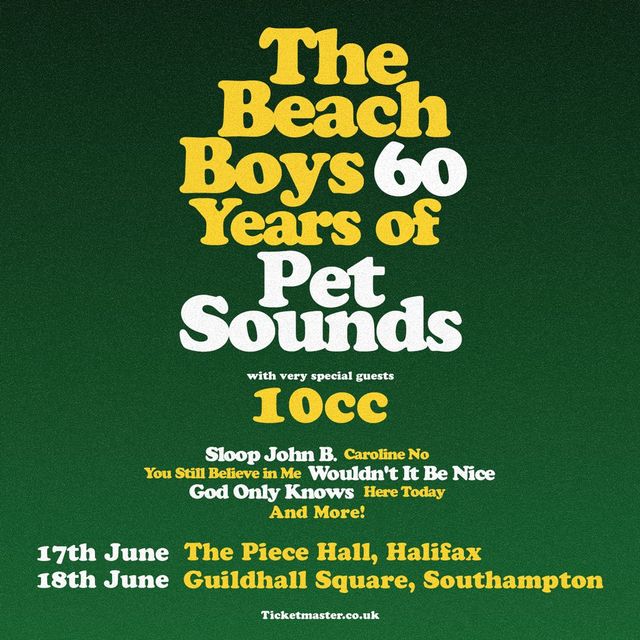 10cc Join The Beach Boys to celebrate 60 Years of Pet Sounds