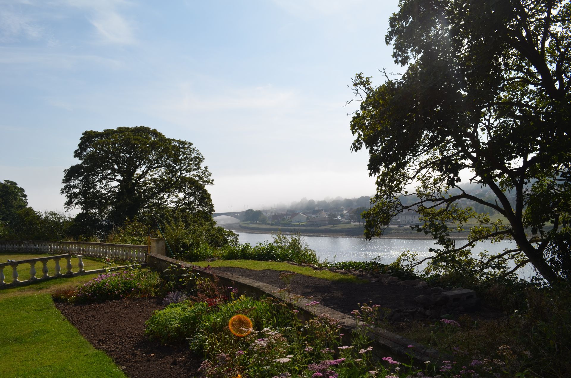Garden and river view