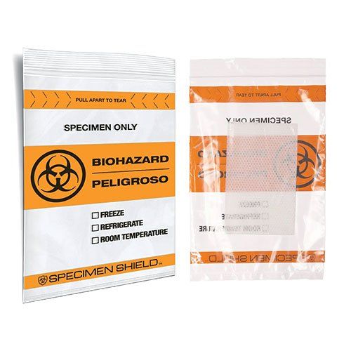 Bio-Hazard Specimen Transport Bags Bio Hazard Specimen Transport Bags 6x9, 8x10,12x15