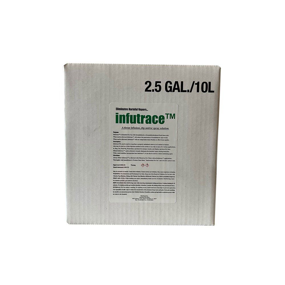 InfuTrace™ Formaldehyde and Phenol Vapor Reducing agent, reduce formaldehyde smell, Post embalment, reducing formaldehyde after embalming