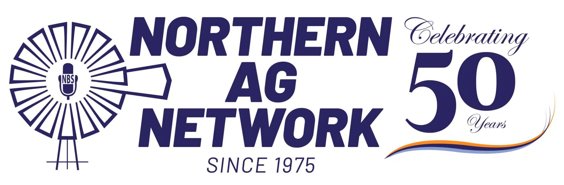 Logo for Northern Ag Network, featuring a windmill icon, text