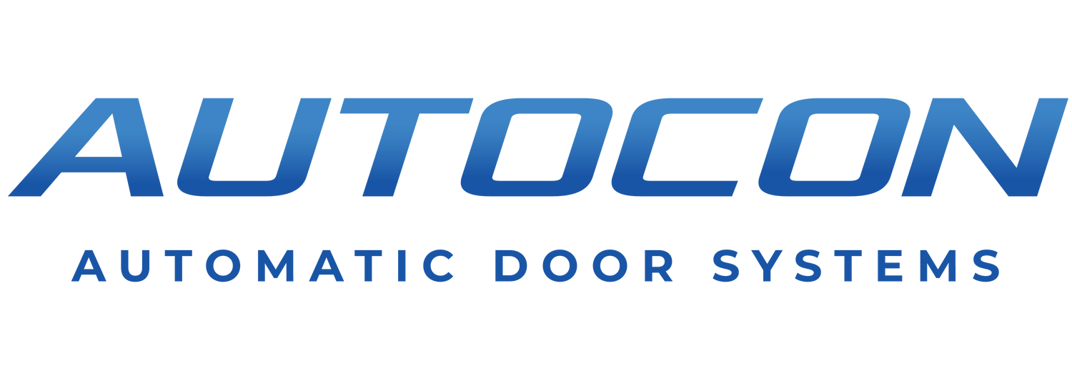 AUTOCO logo with blue text and “Automatic Door Systems” tagline underneath