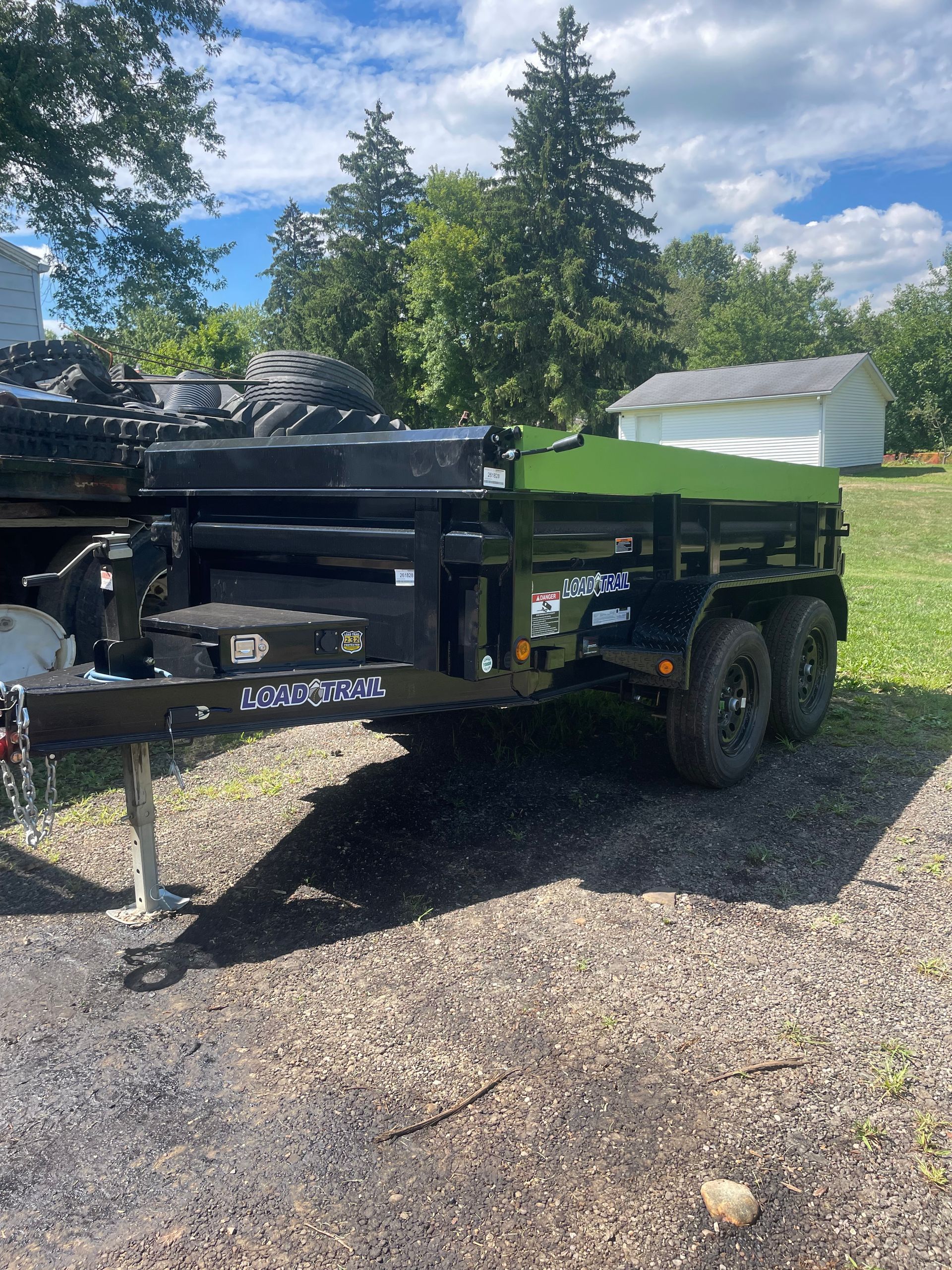 10' Dump Trailer Electric Dump