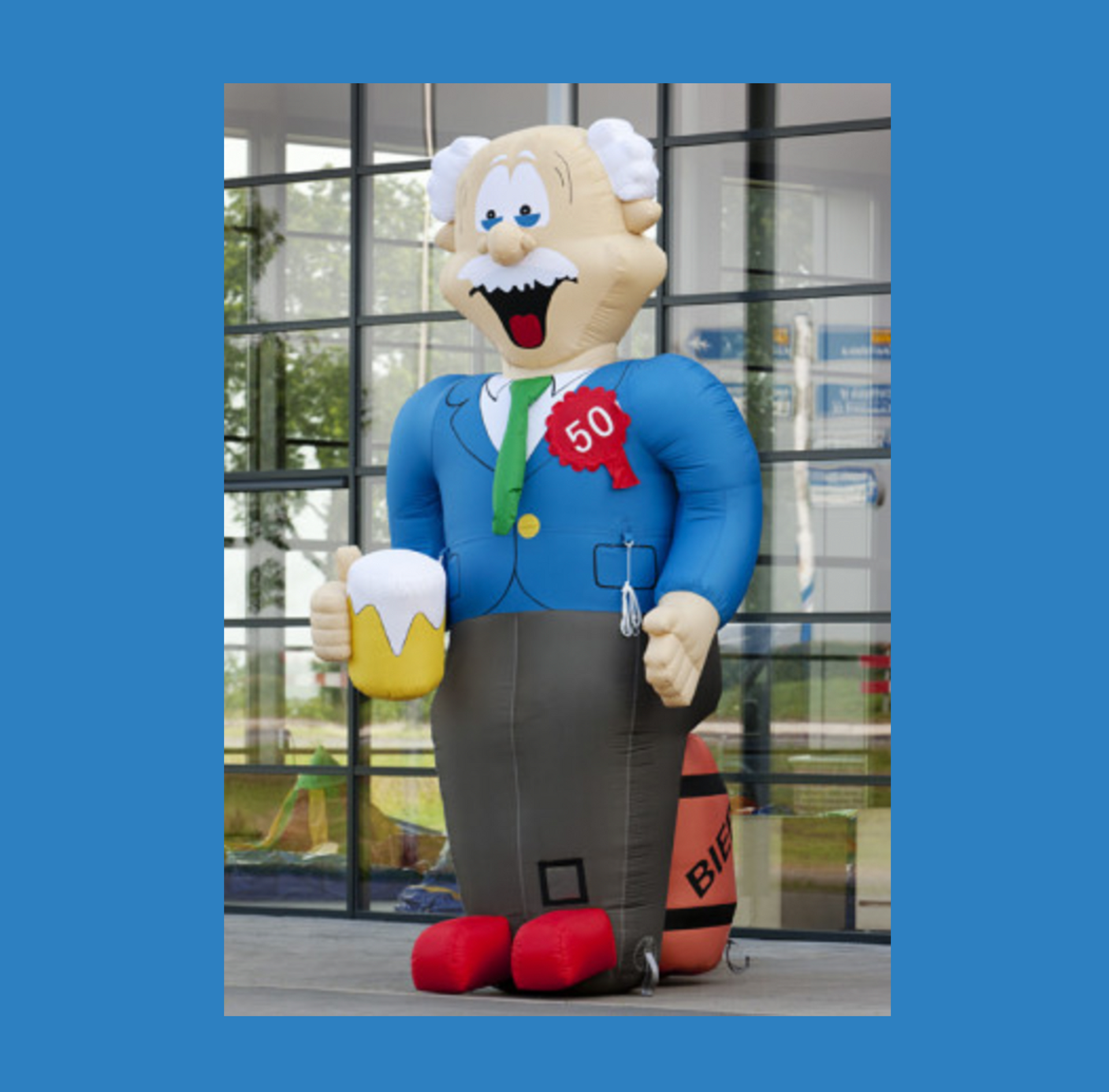 Abraham biervat 50 jaar opblaasbaar