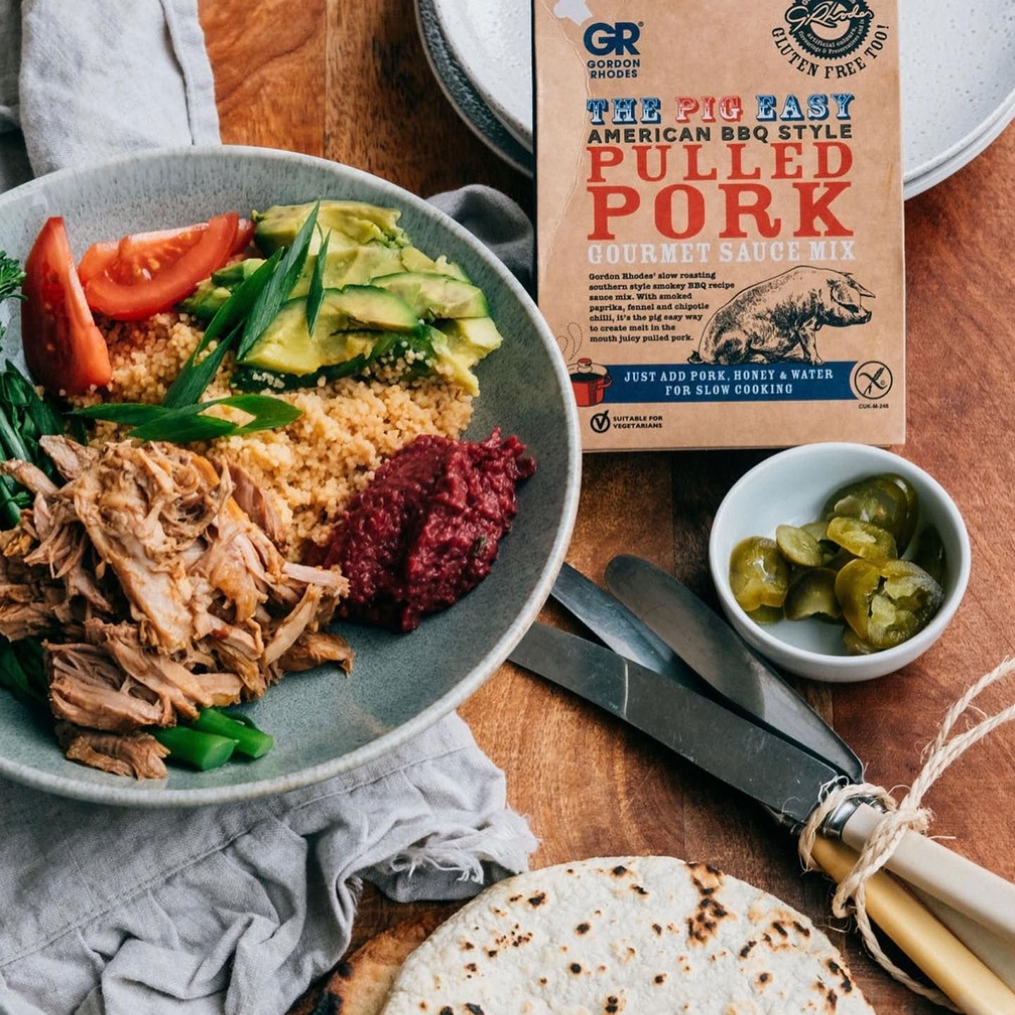 Pulled Pork Bowl With Various Toppings — Decadence Gifts & Homewares in Central Highlands, QLD