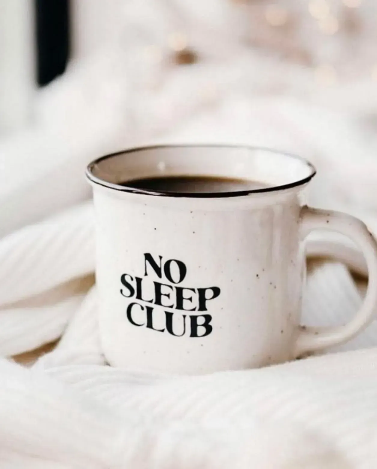 White Mug With No Sleep Club — Decadence Gifts & Homewares in Springsure, QLD