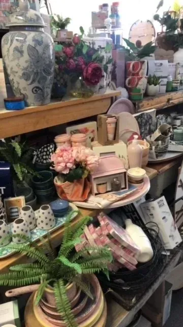 Shelves Filled With Various Home Decor Items — Decadence Gifts & Homewares in Springsure, QLD
