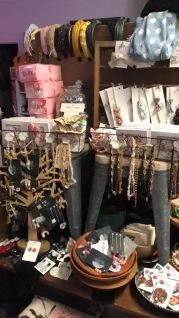 Jewelry Display With Necklaces, Bracelets, Headbands — Decadence Gifts & Homewares in Springsure, QLD