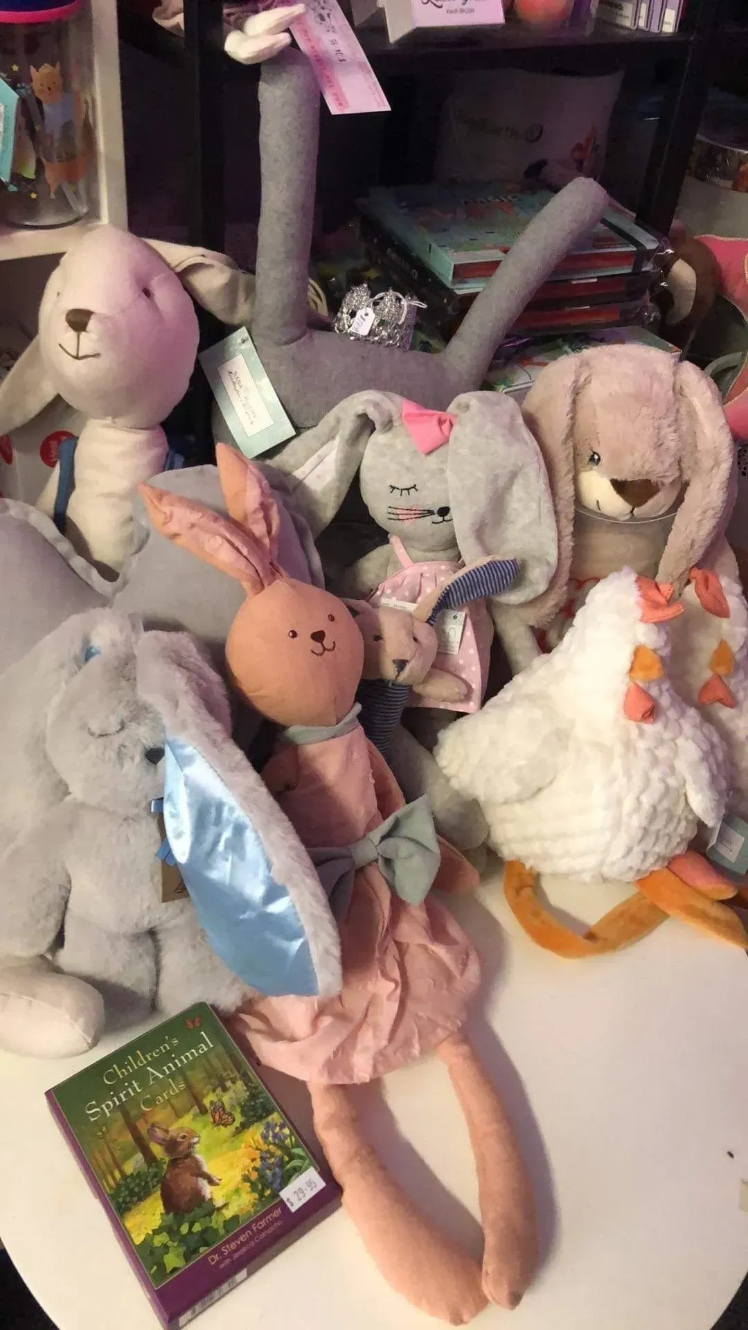 Assortment of Stuffed Bunnies and a Chicken — Decadence Gifts & Homewares in Springsure, QLD