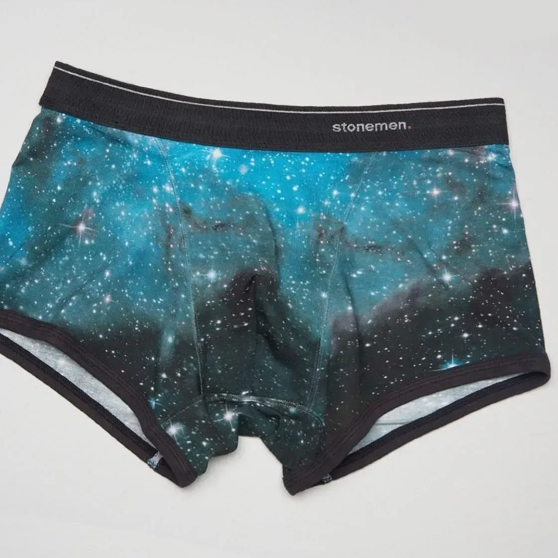 Galaxy-patterned Boxer Briefs With a Black Waistband and Trim — Decadence Gifts & Homewares in Springsure, QLD