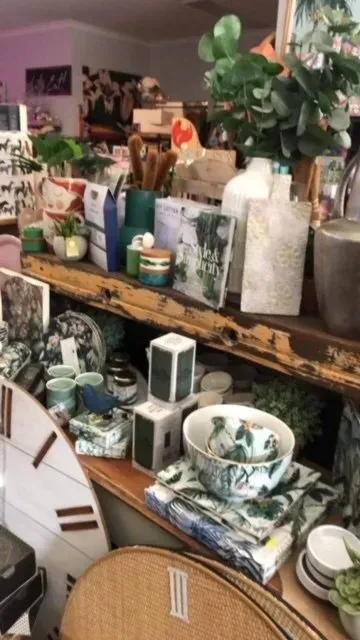 Shelves Displaying Assorted Decorative Items — Decadence Gifts & Homewares in Springsure, QLD