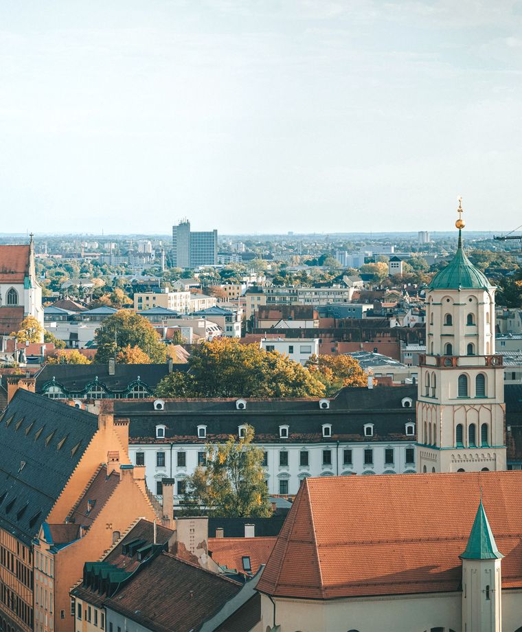 Blick über Augsburg Foto: hoch3media
