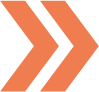 Two orange chevron arrows pointing right