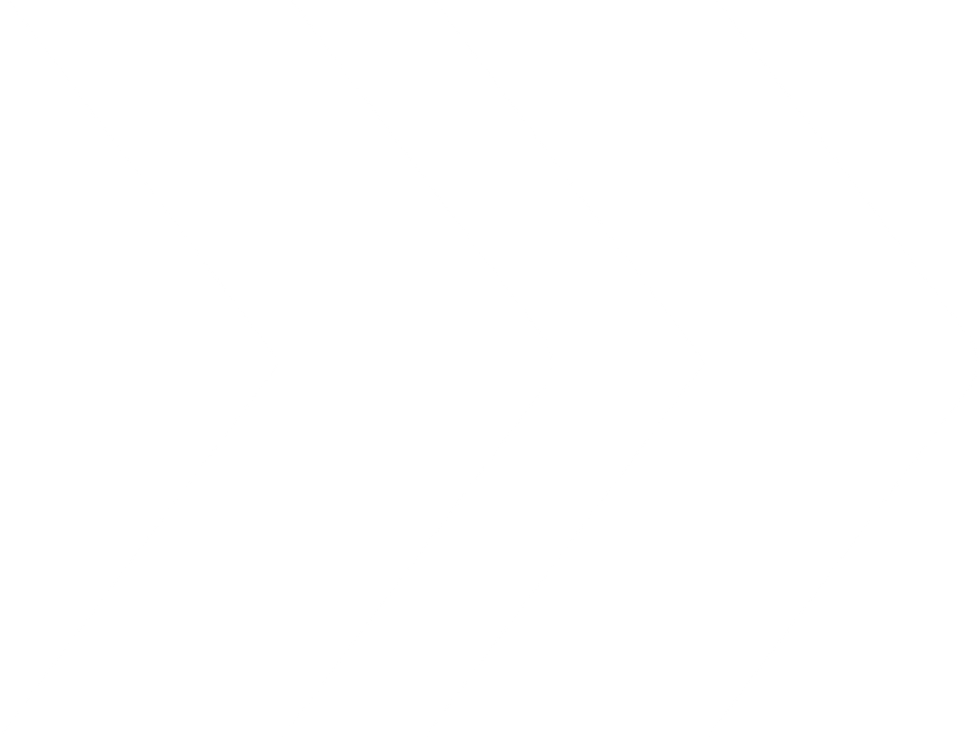Blank white screen with a small pale blue border in the lower right corner