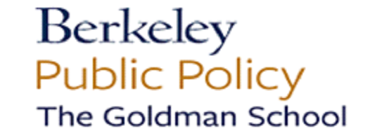 Berkeley Public Policy The Goldman School logo in blue and gold text