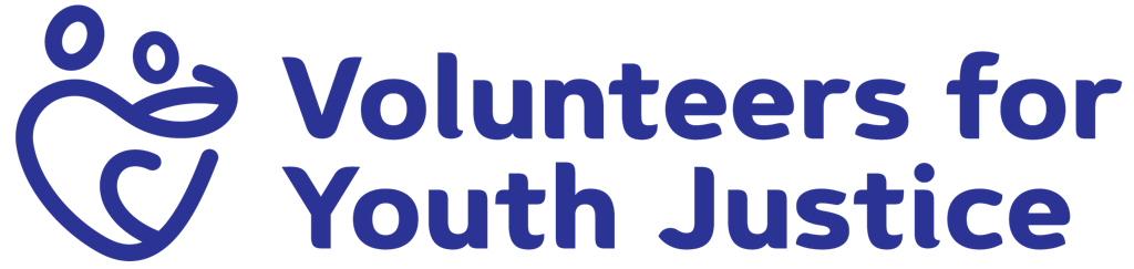 Logo: Blue graphic of two figures and a heart shape with text