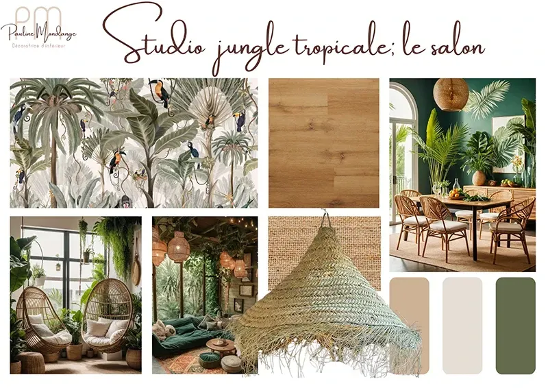 planche ambiance studio jungle