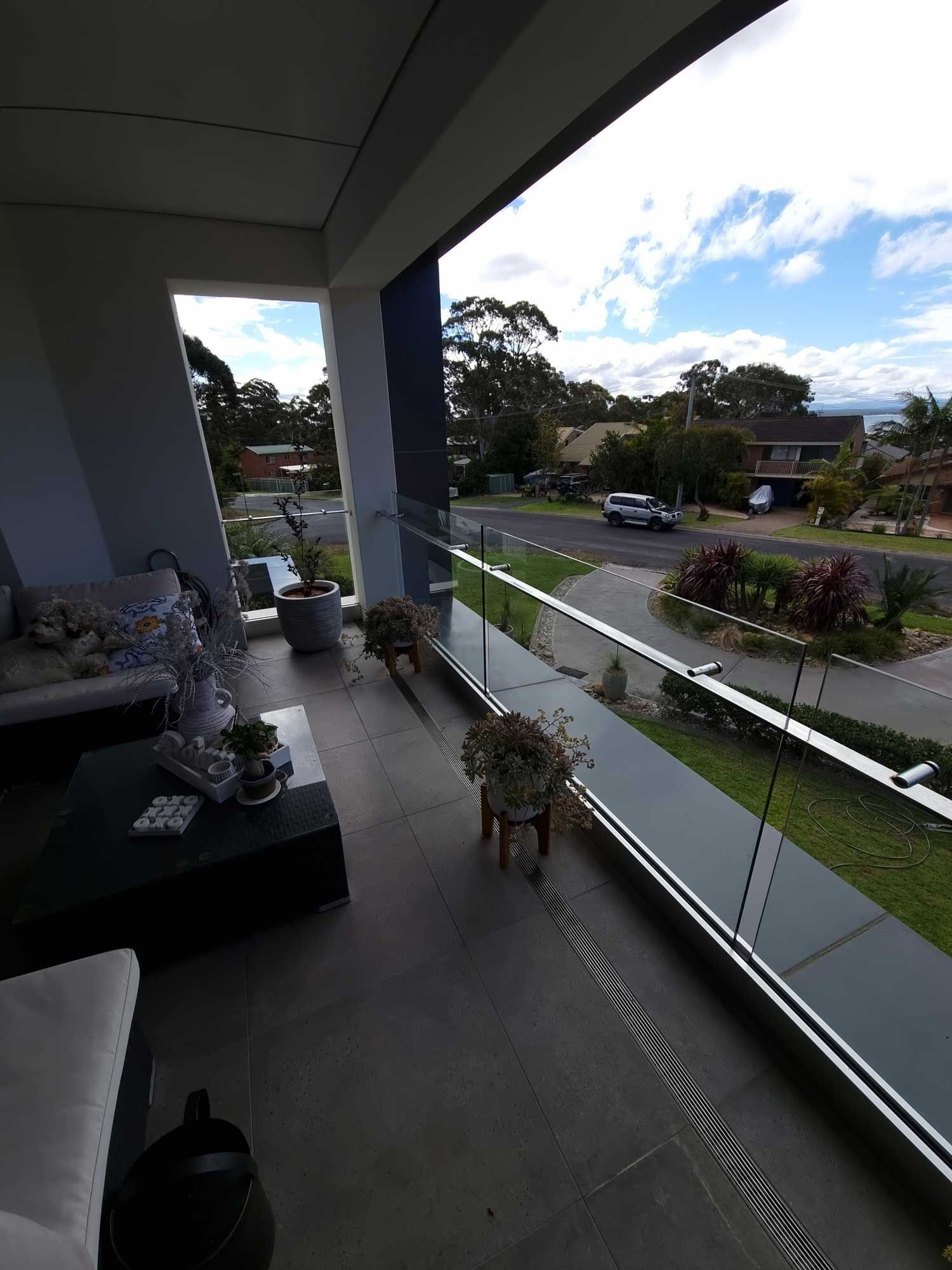 Balustrades in a Terrace — South Coast Glass In South Nowra, NSW